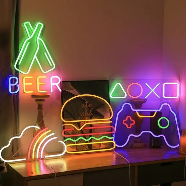 Oktoberfest Cheers Beer Bottle Neon Bar Sign USB ON/OFF Switch Powered LED Neon Light for Pub Party Man Cave Restaurant Club Shop Wall Decor