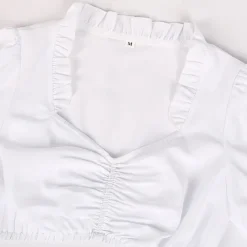 Oktoberfest Dirndl Trachtenkleider Dirndl Blouse Bavarian Maid German Munich Wiesn Women's Traditional Style Cloth Blouse Dress Apron