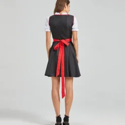 Oktoberfest Dirndl Trachtenkleider Dirndl Blouse Bavarian Maid German Munich Wiesn Women's Traditional Style Cloth Blouse Dress Apron