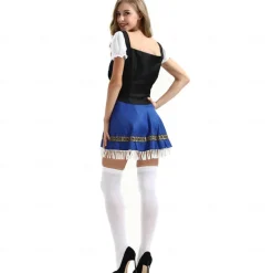 Oktoberfest Dirndl Trachtenkleider Dirndl Blouse Oktoberfest / Beer Bavarian German Munich Wiesn Women's Traditional Style Cloth Dress Socks