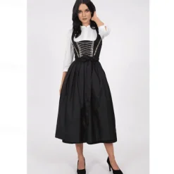 Oktoberfest Dress Dirndl Bavarian Maid German Munich Wiesn Women's Traditional Style Cloth