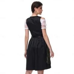 Oktoberfest Dress Dirndl Trachtenkleider Maid German Munich Wiesn Women's Traditional Style Cloth Shirt Dress