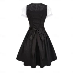 Oktoberfest Dress Dirndl Trachtenkleider Maid German Munich Wiesn Women's Traditional Style Cloth Shirt Dress