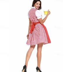 Oktoberfest Dress Dirndl Oktoberfest / Beer German Munich Wiesn Women's Traditional Style Cloth Blouse