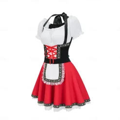 Oktoberfest Dress Dirndl Trachtenkleider Maid German Munich Wiesn Women's Traditional Style Cloth Dress