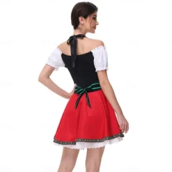Oktoberfest Dress Dirndl Trachtenkleider Maid German Munich Wiesn Women's Traditional Style Cloth Dress