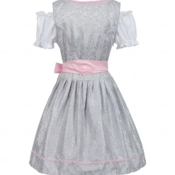 Oktoberfest Dress Dirndl Trachtenkleider Oktoberfest / Beer Bavarian Traditional Style Traditional Costume Dress Wiesn Women's Traditional Style Cloth Blouses Dress Apron