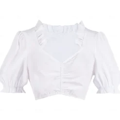 Oktoberfest Dress Outfits Dirndl Bavarian Maid German Munich Wiesn Women's Traditional Style Cloth Shirt Dress Apron