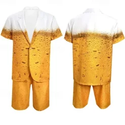 Oktoberfest Dress Suits & Blazers Shirt Oktoberfest / Beer Bavarian Bavarian Wiesn Traditional Style Wiesn Couple's Men's Women's Traditional Style Cloth