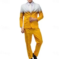 Oktoberfest Dress Suits & Blazers Shirt Oktoberfest / Beer Bavarian Bavarian Wiesn Traditional Style Wiesn Couple's Men's Women's Traditional Style Cloth
