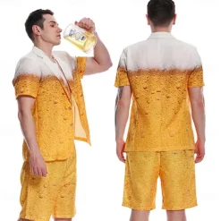 Oktoberfest Dress Suits & Blazers Shirt Oktoberfest / Beer Bavarian Bavarian Wiesn Traditional Style Wiesn Couple's Men's Women's Traditional Style Cloth