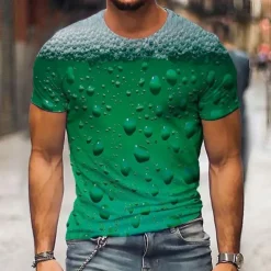 Oktoberfest Oktoberfest Beer T-shirt Anime Cartoon Anime Classic Street Style T-shirt For Couple's Men's Women's Adults' 3D Print