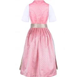 Oktoberfest Outfits Apron Dirndl Maid German Munich Wiesn Women's Traditional Style Cloth