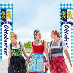 Oktoberfest Party Decorations Oktoberfest Photo Door Banner Backdrop Props Large Fabric Photo Door Banner for Oktoberfest Party Decorations Funny Oktoberfest Game Supplies 5.90 x 2.95 ft