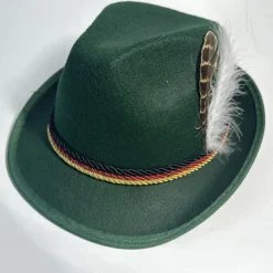 Oktoberfest Tyrolean Hat Alpine Hat Bavarian German Munich Wiesn Men's Traditional Style Cloth