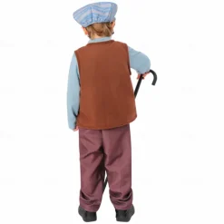Old Man Halloween Outfits Costume Dress Up with Grandpa Funny Costume Kid's Boys' Halloween Carnival 100th Day of School Easy Halloween Costumes Dress Up