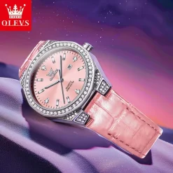 OLEVS 5606 Women's Watch Luxury Original Quartz Watch Waterproof Luminous Diamond Watch Fashion Elegant Women Watch