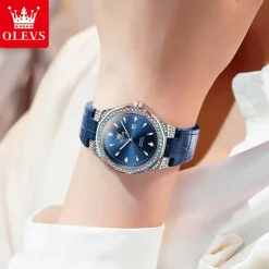 OLEVS 5606 Women's Watch Luxury Original Quartz Watch Waterproof Luminous Diamond Watch Fashion Elegant Women Watch