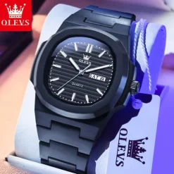 OLEVS Brand 5627 Casual Simple Waterproof Men's and Women's Watches Wine Barrel Parrot Thread Quartz Watch Original Wristwatch