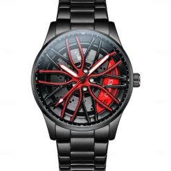 OLEVS Men Quartz Watch Creative Fashion Casual Wristwatch Luminous Waterproof Decoration Steel Watch