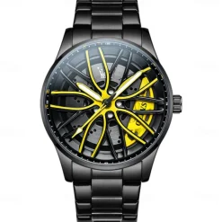 OLEVS Men Quartz Watch Creative Fashion Casual Wristwatch Luminous Waterproof Decoration Steel Watch