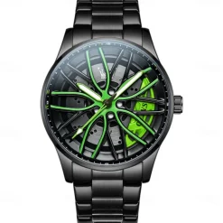 OLEVS Men Quartz Watch Creative Fashion Casual Wristwatch Luminous Waterproof Decoration Steel Watch