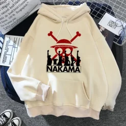 One Piece Brook Monkey D. Luffy Hoodie Cartoon Manga Anime Harajuku Graphic Kawaii For Couple's Men's Women's Adults' Back To School Hot Stamping