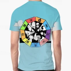 One Piece Monkey D. Luffy T-shirt Anime Cartoon Anime 3D 3D Harajuku Graphic For Couple's Men's Women's Adults' Back To School 3D Print