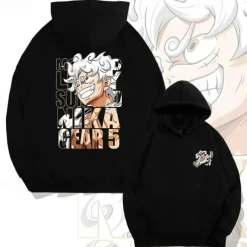 One Piece Monkey D. Luffy Luffy Gear 5 Hoodie Pullover Print Front Pocket Graphic For Couple's Men's Women's Adults' Masquerade Hot Stamping Party Casual Daily