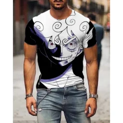 One Piece Monkey D. Luffy Roronoa Zoro T-shirt Print 3D Graphic For Men's Adults' Masquerade 3D Print Casual Daily