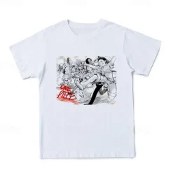 One Piece Monkey D. Luffy T-shirt Anime Cartoon Anime 3D 3D Harajuku Graphic For Couple's Men's Women's Adults' Back To School 3D Print