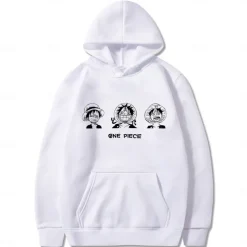 One Piece Monkey D. Luffy Hoodie Anime Cartoon Anime Harajuku Graphic Kawaii For Couple's Men's Women's Adults' Back To School Hot Stamping
