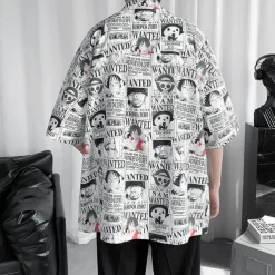 One Piece Roronoa Zoro Blouse / Shirt Anime Cartoon Anime 3D 3D Harajuku Graphic For Men's Adults' Carnival Masquerade Back To School 3D Print