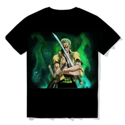 One Piece Roronoa Zoro T-shirt Cartoon Manga Anime 3D Harajuku Graphic Kawaii For Couple's Men's Women's Adults' Back To School 3D Print