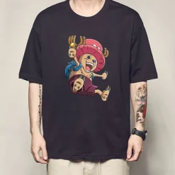 One Piece Tony Tony Chopper T-shirt Anime Cartoon Anime Harajuku Graphic Kawaii For Couple's Men's Women's Adults' Back To School Hot Stamping