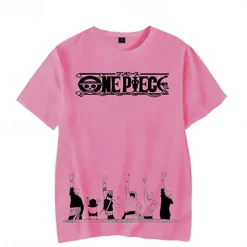 One Piece·Two Years After Version Monkey D. Luffy T-shirt Cartoon Manga Anime 3D Harajuku Graphic Kawaii For Couple's Men's Women's Adults' Back To School 3D Print