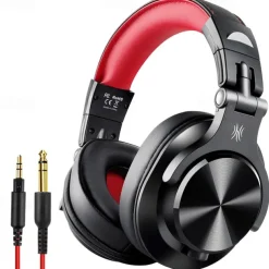 Oneodio A71 Wired Over Ear Headphone With Mic Studio DJ Headphones Professional Monitor Recording & Mixing Headset For Gaming