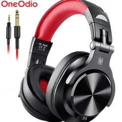 Oneodio A71 Wired Over Ear Headphone With Mic Studio DJ Headphones Professional Monitor Recording & Mixing Headset For Gaming