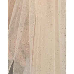 One-tier Comtemporary / Stylish Wedding Veil Shoulder Veils with Sequin Tulle