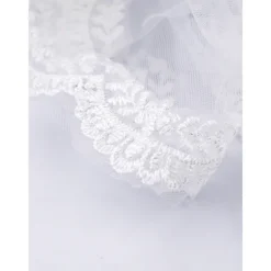 One-tier Comtemporary / Stylish Wedding Veil Elbow Veils with Satin Flower Tulle