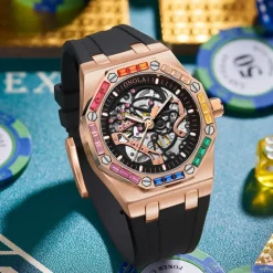 ONOLA Watch Top Brand Luxury Sports Men Wristwatch Waterproof Automatic Mechanical Watches