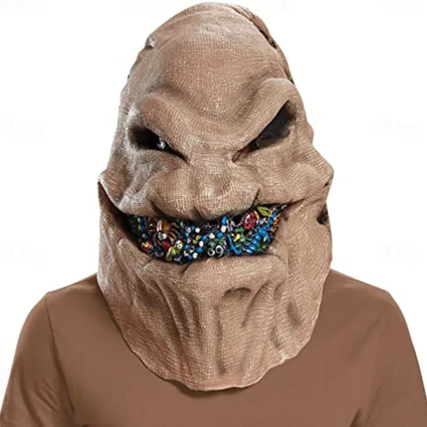 Oogie Boogie Halloween Mask Full Head Carnival Mask Scary Costume Adults' Men's Women's Halloween Carnival Carnival Performance Easy Halloween Costumes Dress Up