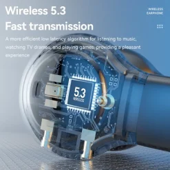 Open Ear Earbuds Wireless Bluetooth Earless Bone Conducting Headphones Wireless Bluetooth Headset Noise Cancelling Bone Earphones Waterproof Air Bone Conduction Headphone Not in Ear Open Ear Buds