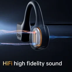 Open-Ear Headphones Bone Conduction Earphones Bluetooth Wireless IPX8 Waterproof Ear-hook Headphone with Mic & 32GB Memory Headset for Swimming