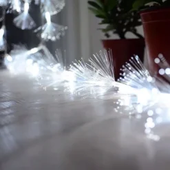 Optic Fiber Fairy String Light 1.5M10LED/3M20LEDs Battery Operated LED String Light Lamp for Wedding Bedroom Home Window Decoration