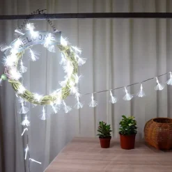Optic Fiber Fairy String Light 1.5M10LED/3M20LEDs Battery Operated LED String Light Lamp for Wedding Bedroom Home Window Decoration