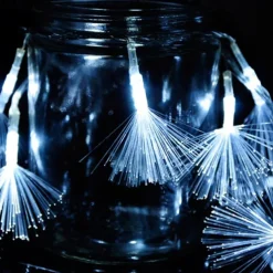 Optic Fiber Fairy String Light 1.5M10LED/3M20LEDs Battery Operated LED String Light Lamp for Wedding Bedroom Home Window Decoration