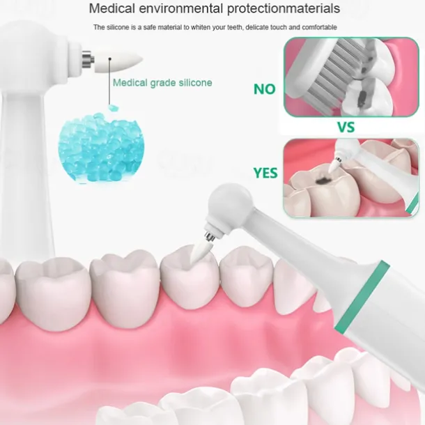 Oral Electric Teeth Polisher Dental Tartar Remover Plaque Stains Cleaning Multifunctional Tooth Whitening Tool Calculus Removal