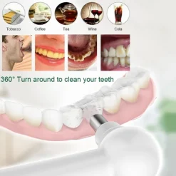 Oral Electric Teeth Polisher Dental Tartar Remover Plaque Stains Cleaning Multifunctional Tooth Whitening Tool Calculus Removal