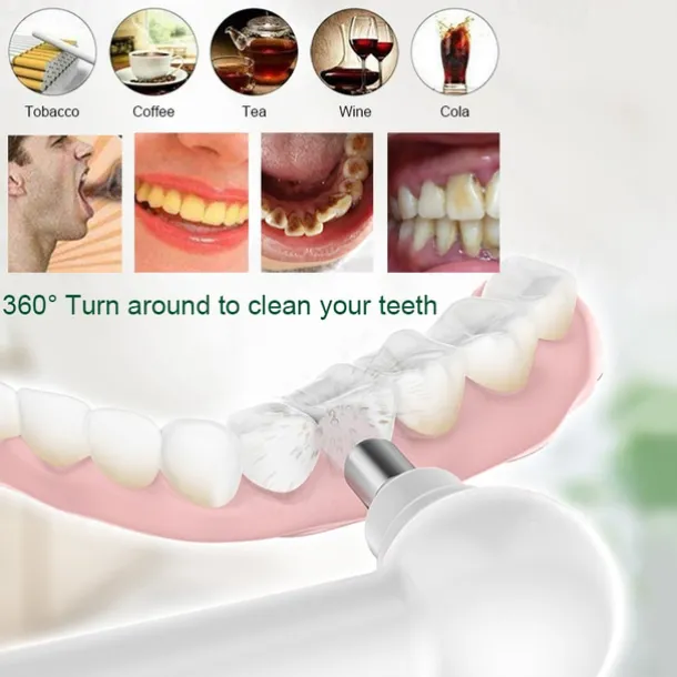 Oral Electric Teeth Polisher Dental Tartar Remover Plaque Stains Cleaning Multifunctional Tooth Whitening Tool Calculus Removal